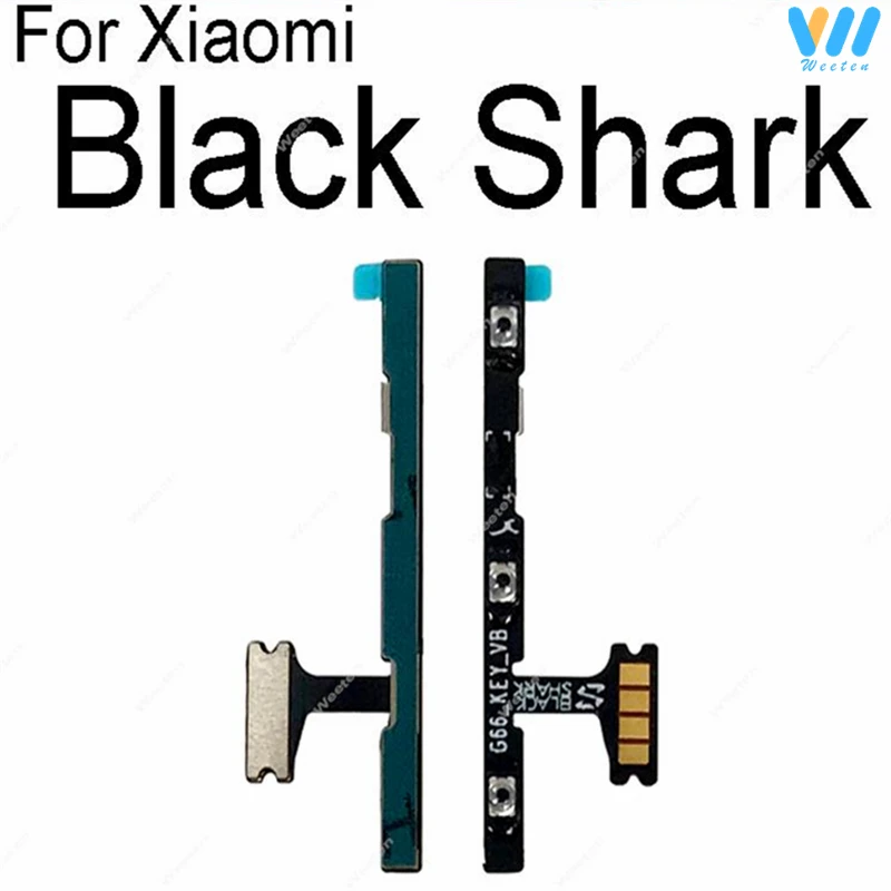 Power Volume Buttons For Xiaomi Black Shark 1 2 3 4 4s Pro 3s ON OFF Power Side Button Volume Switch Key Flex Cable Ribbon Parts