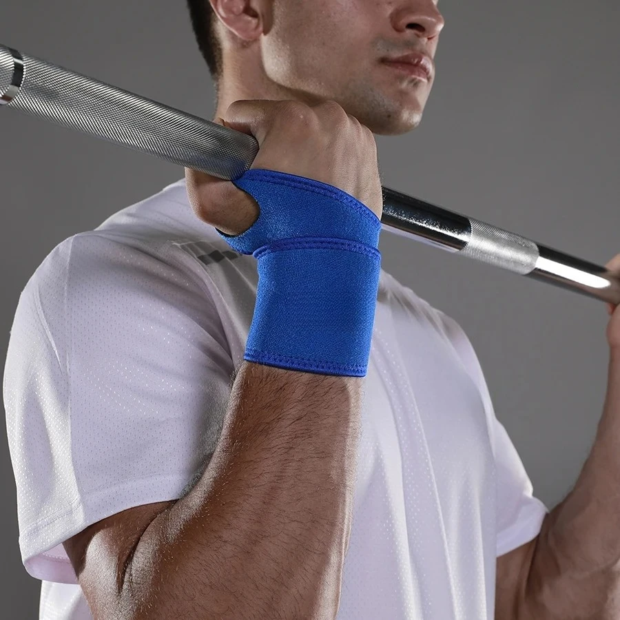 1 Piece Neoprene Breathable Adjustable Wrist Support Wraps for Weightlifting Kettlebell