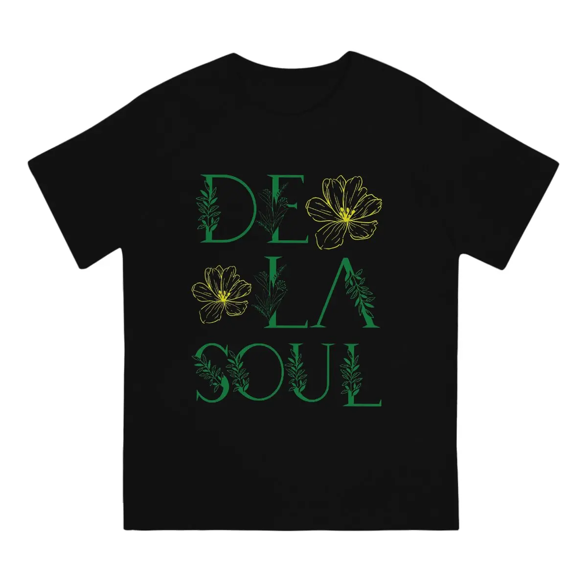 Men's Rap T Shirt De La Soul Cotton Tops Funny Short Sleeve O Neck Tees Birthday Present T-Shirts