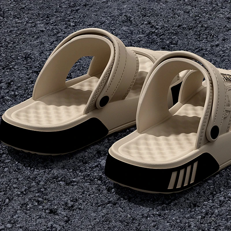 Men Slippers Summer EVA Soft-soled Platform Slides Sandals Indoor Outdoor Walking Beach Shoes Flip Flops Mens Home Shoes image 5