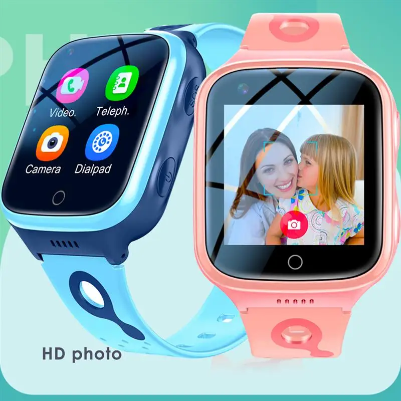 

New 4G Kids Smart Watch Phone GPS WiFi Location SOS Call Back Monitor With 1000mAh Big Battery Video Call Children Watchphone