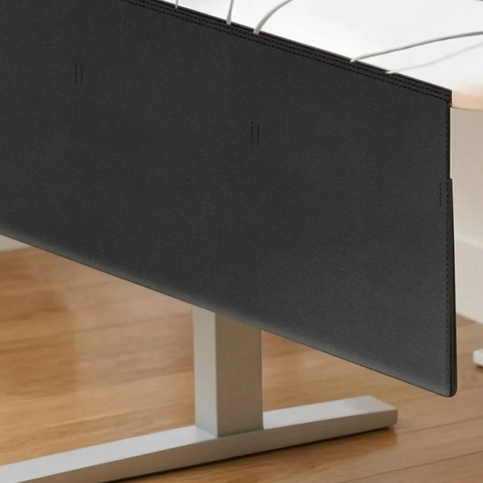 Under Desk Privacy Screen Fabric Organizer for Office Desk Cable Hider Panel Home Workspace Skirt Tool
