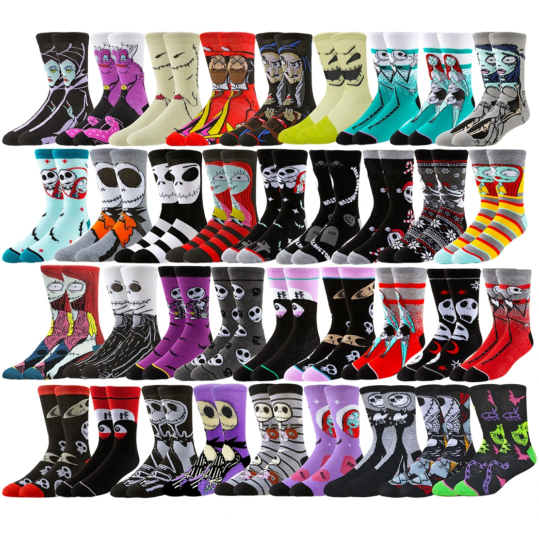 

Повседневные носки Potdemiel Disney для мужчин и женщин с героями мультфильмов, аниме, хип-хоп, уличная мода, новинка, забавные носки