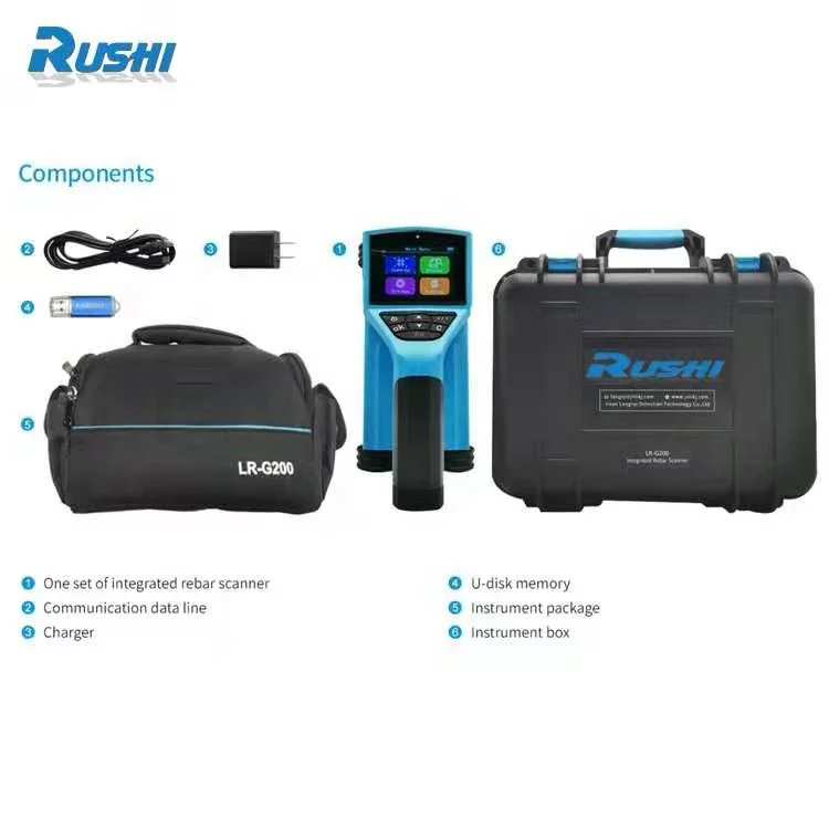 Portable Integrated Rebar Scanner GPR Instrument