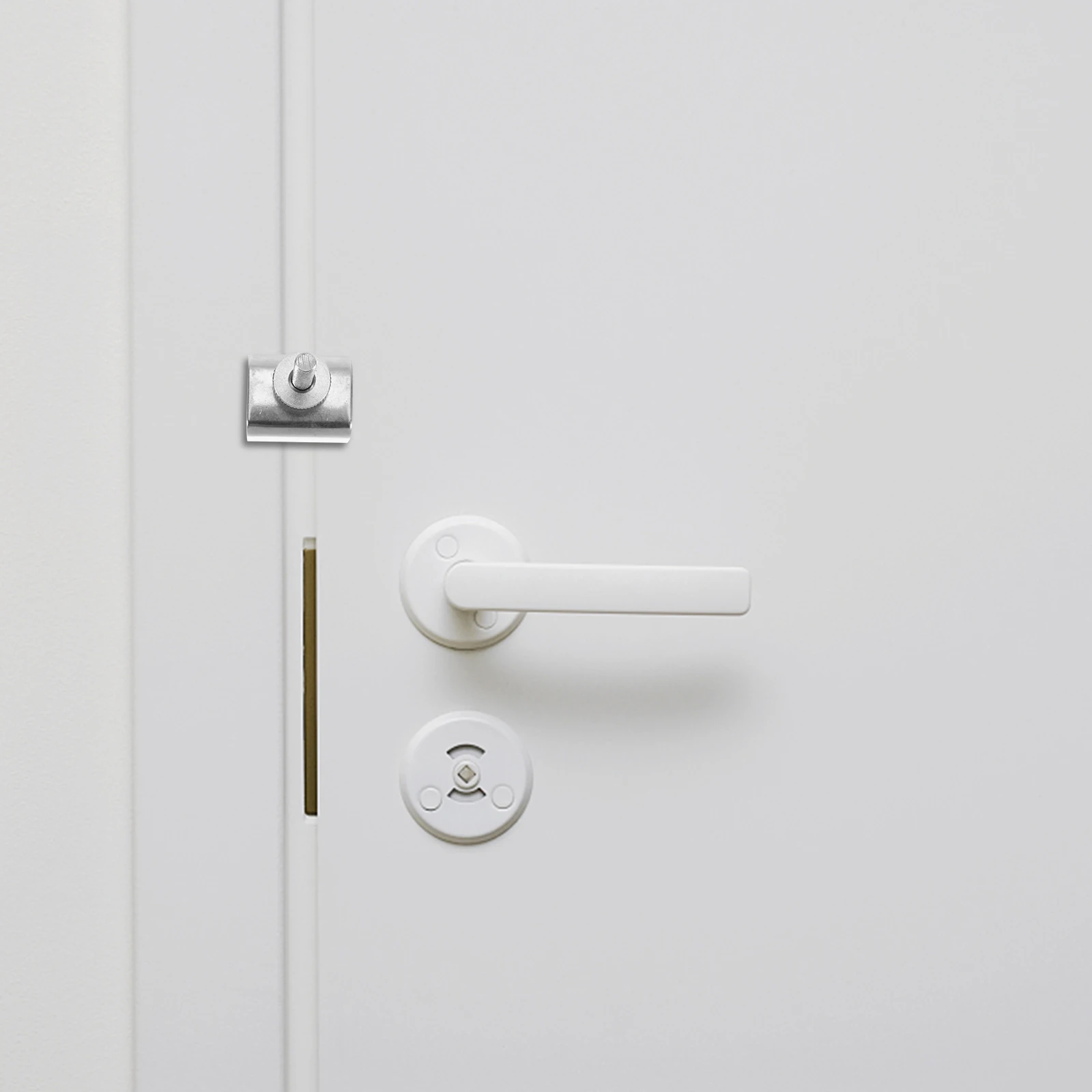 

2Pcs Stainless Steel Safety Locks Portable Door Lock for Travel Hotel Room Door Security Device Anti-Theft Lock