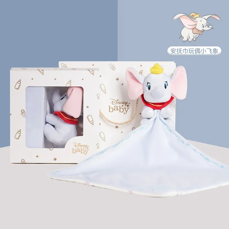 Disney Classic characters Small elephant Dumbo Donald Duck Daisy duck Plush Toy Baby Sleep comforting Pacify towel animals doll