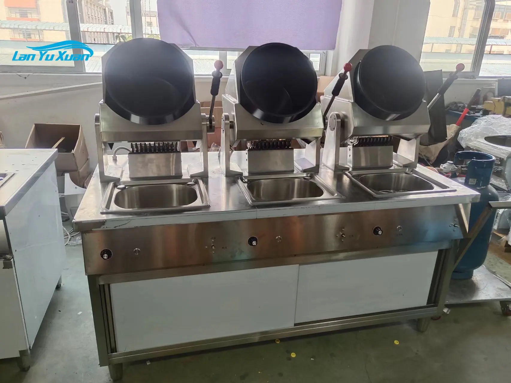 Restaurant Intelligent Cooking Robot Cooker Rotating Automatic Wok Cooking Machine Fry Fried Rice Machine