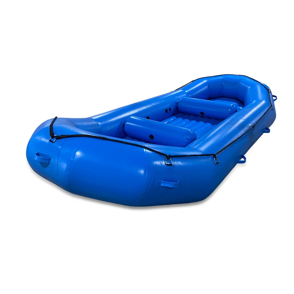 Hot-Selling 380cm PVC Self-Bailing Raft Boat Inflatable Whitewater River Rafting Boat For 7 Person