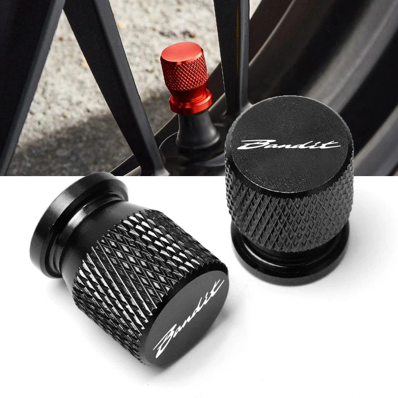 

For SUZUKI GSF 250 600 600S 650 650S 750 1200 1250 GSX150 Bandit S 650 Motorcycle CNC Wheel Tire Valve Caps Air Port Stem CoverF