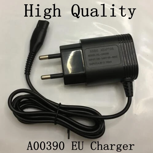 A00390 EU หัวปลั๊กอะแดปเตอร์แปลงไฟ AC สำหรับเปลี่ยน Philips เครื่องโกนหนวดหนึ่งใบ QP2520 QP6510 QP6520 QP220 QP210 QP210