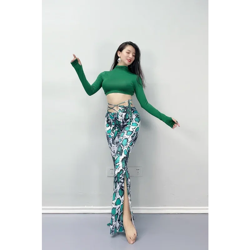 Belly Dance Costume Dancer Course Clothes 2024 Women's Set Oriental Adult Professional Top+Pants Set