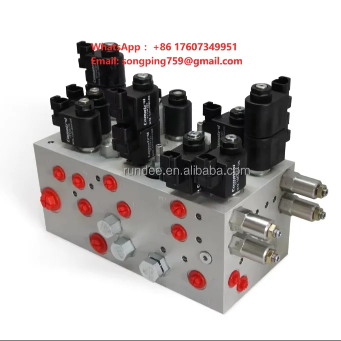 Integrated Hydraulic Circuit with Solenoid-Powered Hydraulic Valves