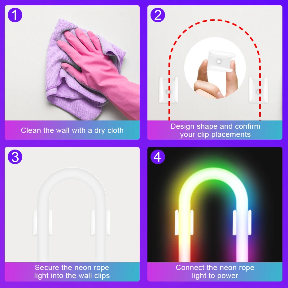 Tuya-Bande Lumineuse LED Intelligente DC12V Dreamcolor RGBIC Néon, Télécommande Wifi, Flexible RVB, Fonctionne avec Alexa Google Home