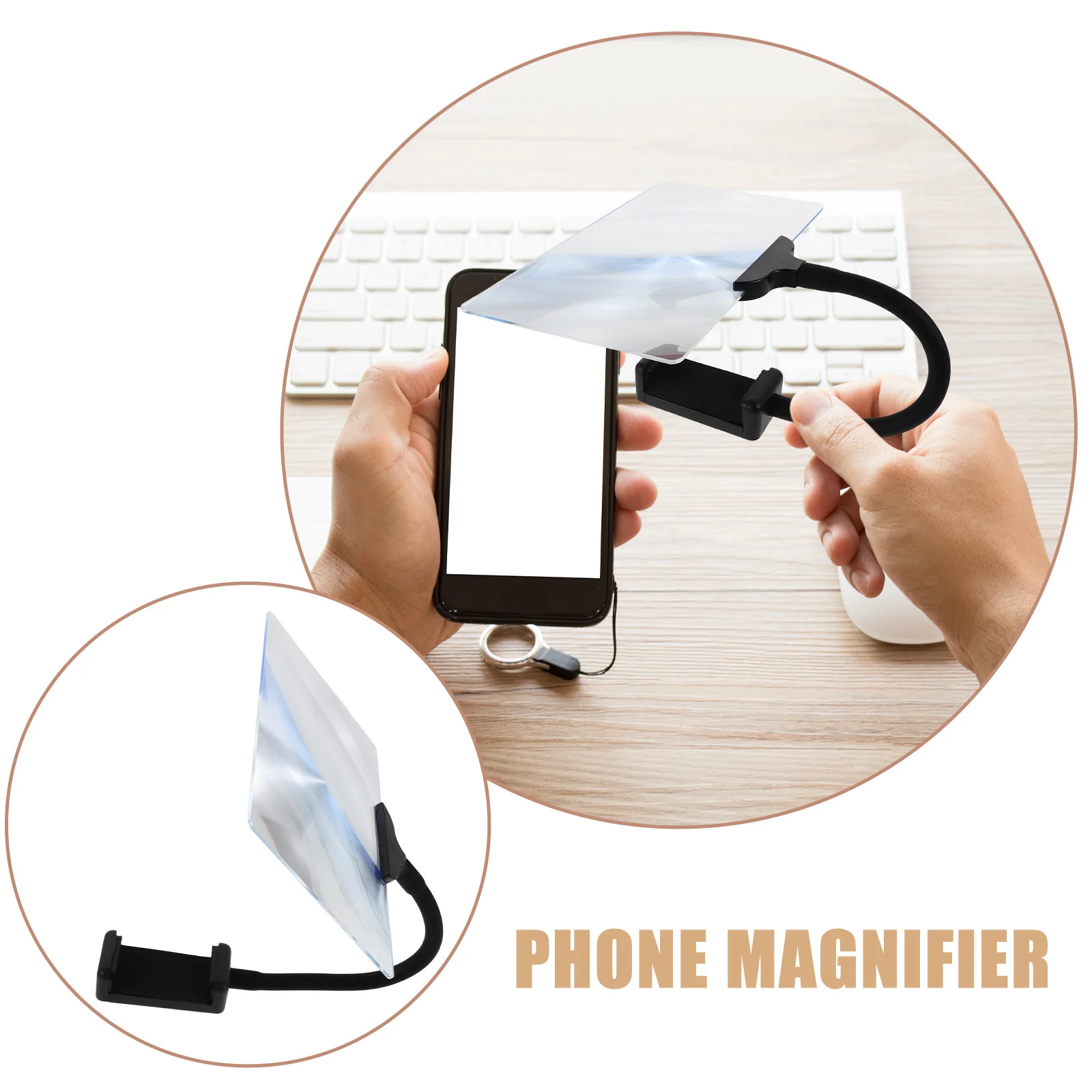 

Adjustable Gooseneck Magnifier For Seniors Flexible Clip On Magnifying Glass For Reading Sewing Painting Crafts Low