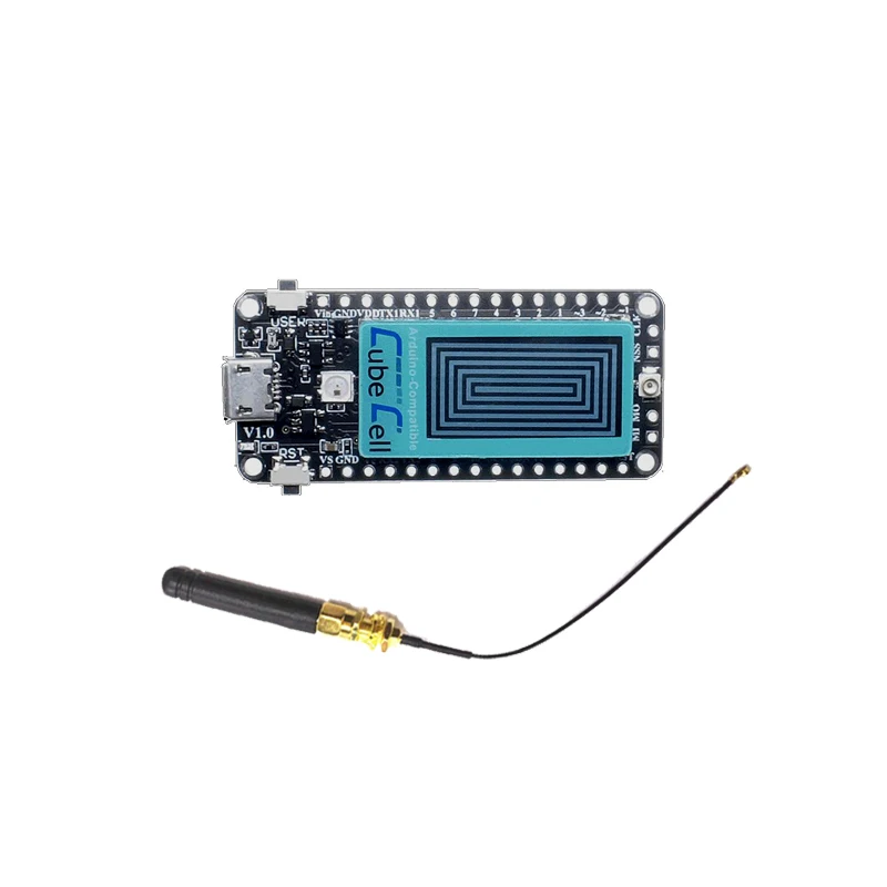 Heltec CubeCell Dev-Board Plus with SX1262 for LoRa/LoRaWAN node applications and Arduino lithium batteries and solar panels