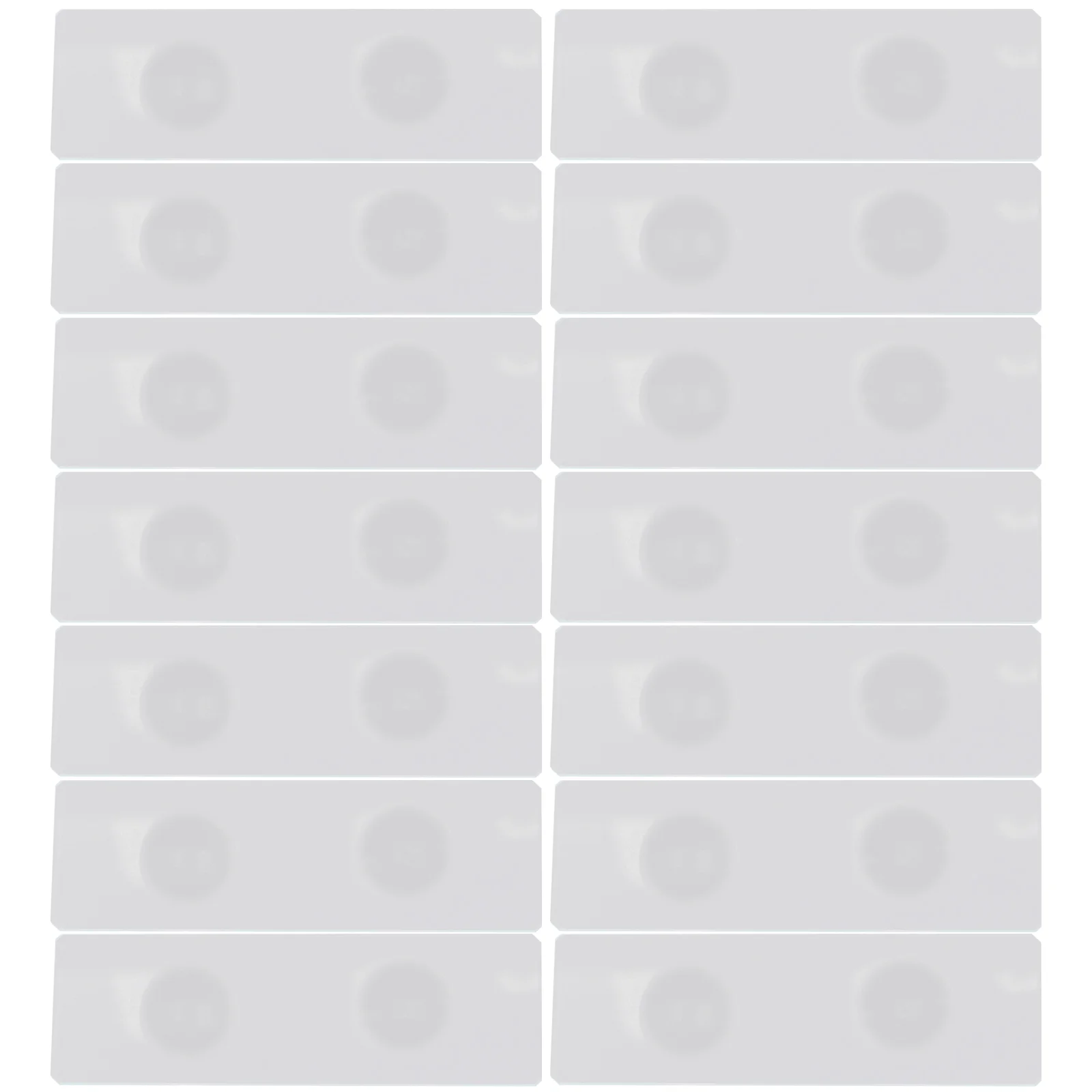 50 Pcs Glass Slide Concave Child Blank Microscope Slides with Specimens Laboratory