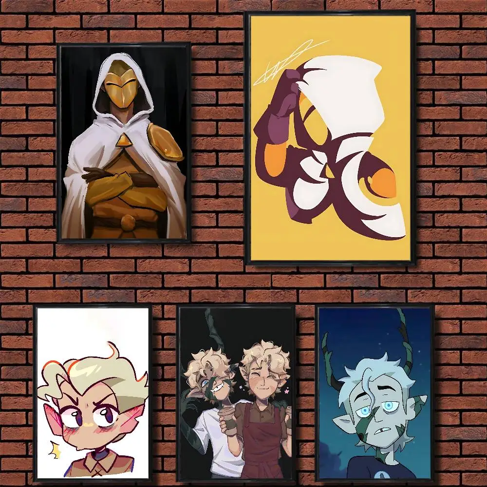 

Grimwalker Hunter cool The Owl House High Quality Dorm Living Room Aesthetic Wall Decoration Painting Poster Stickers Gift