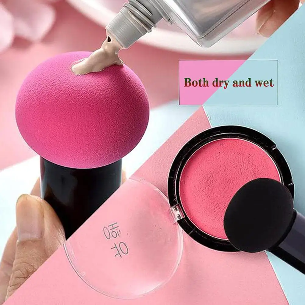 Mushroom Head Cosmetic Puff Foundation Makeup Sponge Dry Wet Beauty Tool Sponge Puff Smooth Makeup Multi- Powder