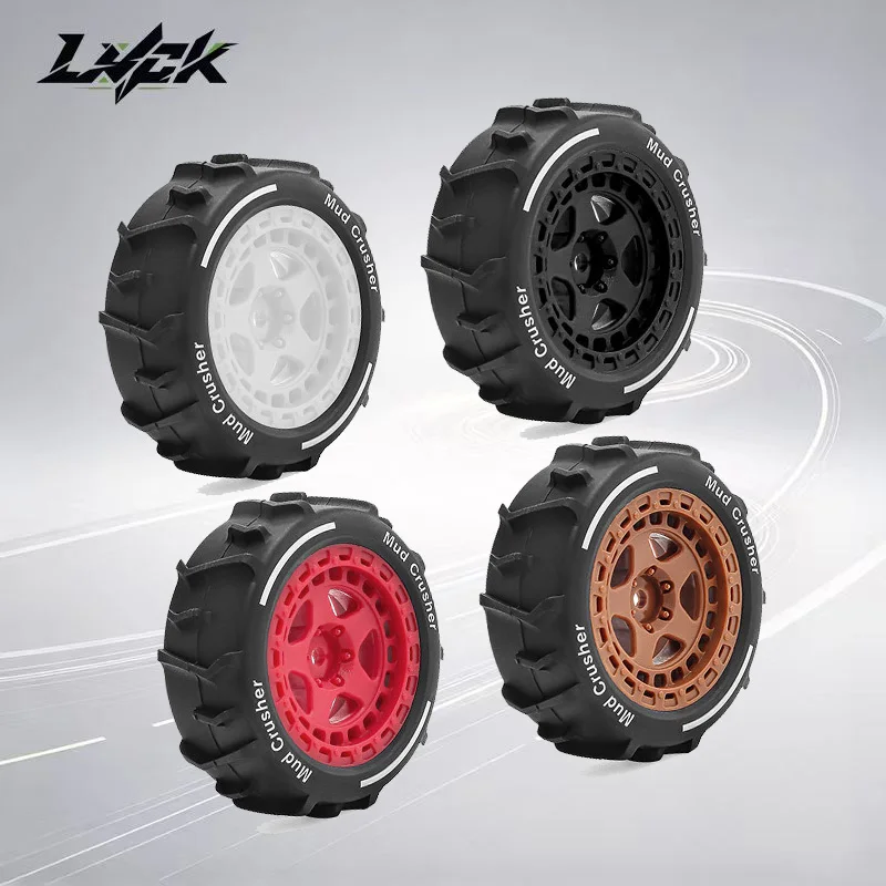 High Float Rubber Beach Snow Paddle Tires, Anti Sink, For 1/14 Arrma Typhon Grom RC Offroad Vehicle