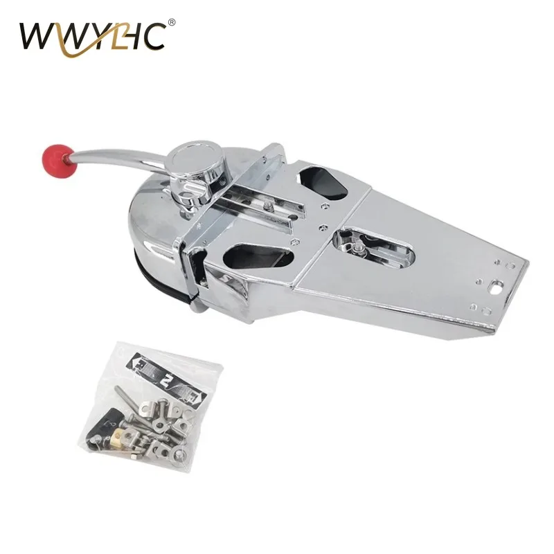 Suitable for Marine Boat Single Lever Handle Head Zinc Alloy Marine American Throttle Gear Controller  Engine Control Box