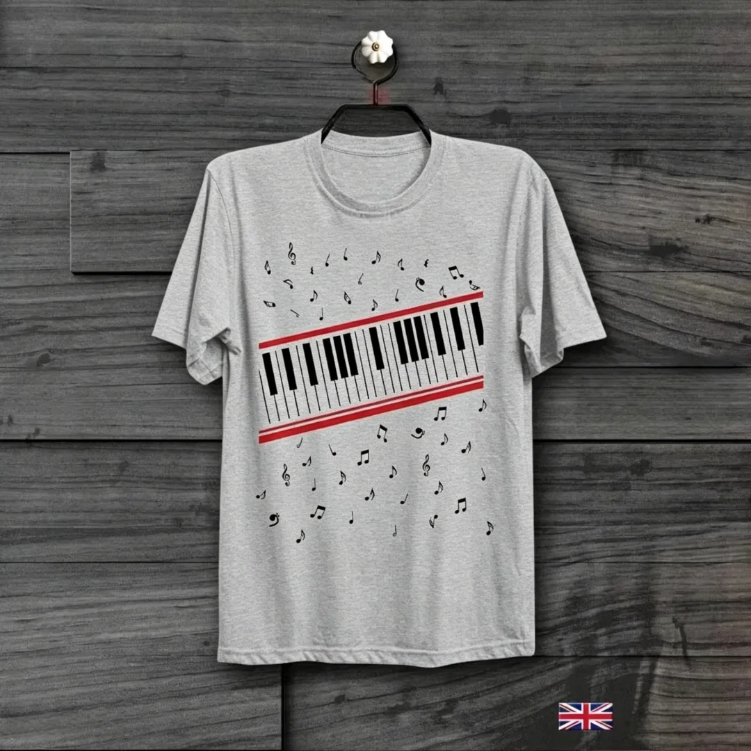 Men T Shirt Women Tee Boys Girls Top Adults Children Parent Child Cotton kid Tshirts Michael Jackson Beat It Piano MTV Videos image 6