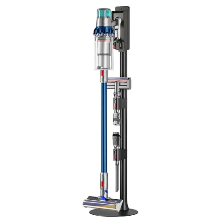 

Подставка для пылесоса, совместимая с Dyson Gen5 V15 V12 V11 V10 V8 V7 V6, держатель для пылесоса с 2 съемными зажимами для аксессуаров, беспроводная.