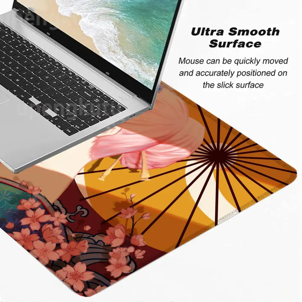 Honkai Impact 3 Fashion Mouse keyboard Accessories Pad Non-Slip Hentai Rubber New products Esports Edge locking Mousemat