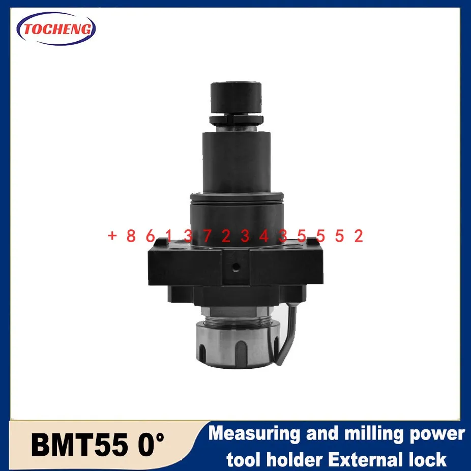 BMT40 45 55 side milling power tool holder ER25 internal/external lock turning and milling compound center 0° power head