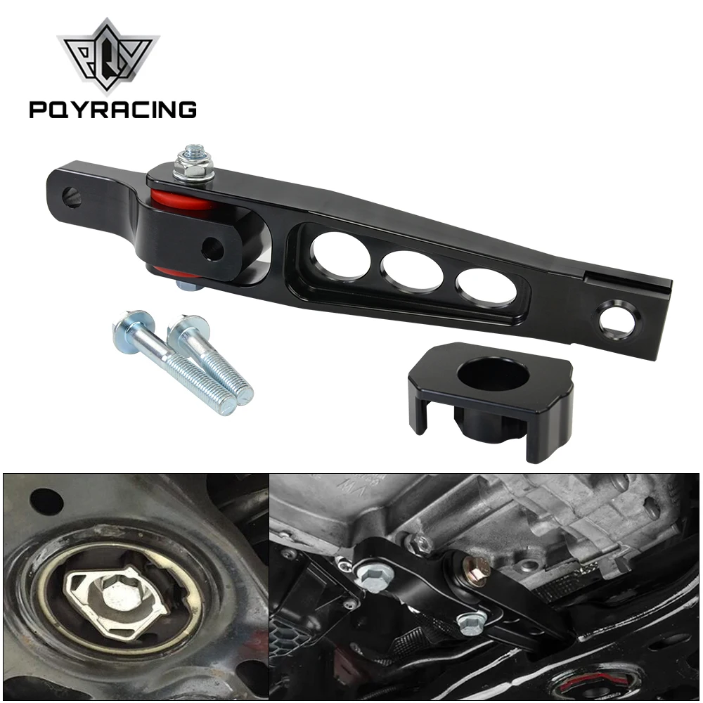 PQY - Spherical Pendulum Mount + Billet MQB Dogbone Mount Insert For 15+ VW Mk7 Golf R GTI 5Q0198037C TSB05+BMI02