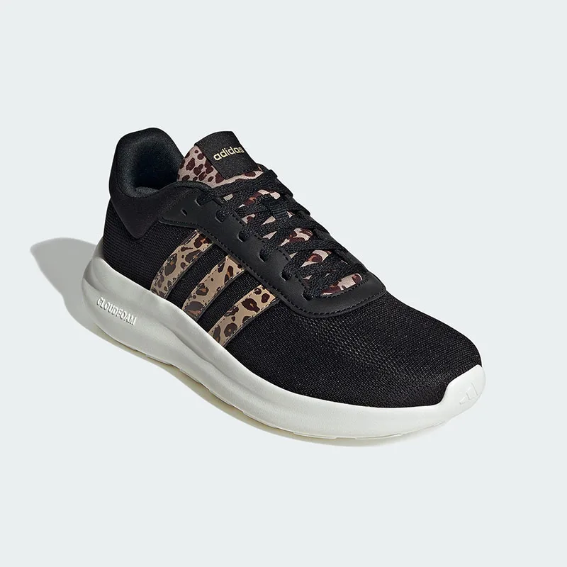 Adidas IH5273 Women Running Sneakers Breathable Textile Upper Synthetic Outsole Leopard Print Stripes Lightweight Daily Shoes