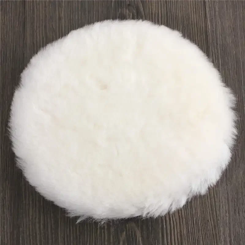 

150 mm 5PCS/set Lambs Wool Polishing Bonnet Car Polishing Pad Polish Waxing Pads For Car Polishing Buffing Patch