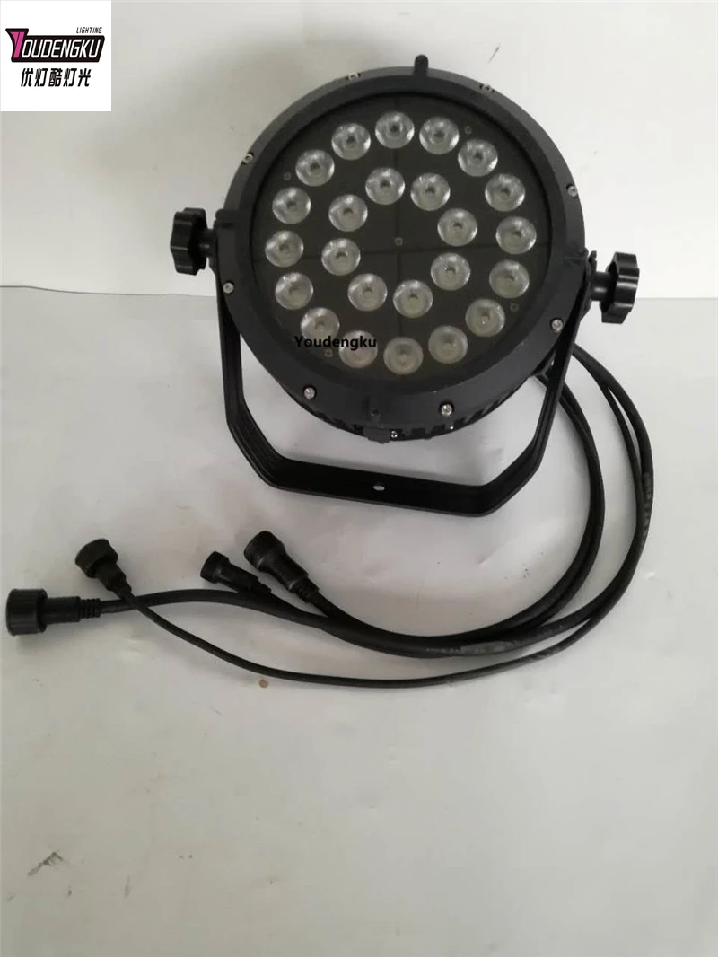 8 pieces led par waterproof IP65 outdoor event parcan wash light 24*15W rgbwa 5in1 led par can IP65