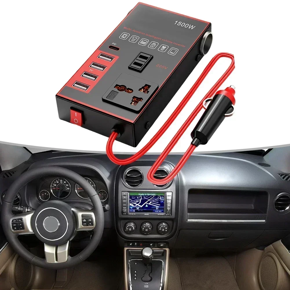 Car Power Inverter 12V/24V TO DC 220V Converter Charger Socket Fast Charge Car Tools Are Easy To Carry