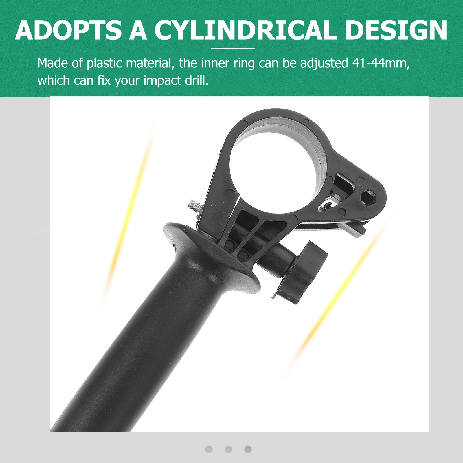 

4Pcs Impact Drill Handle Adjustable Plastic Side Handle Replacement Grip for Electric Hammer Drill Accessory Stable Non-Slip