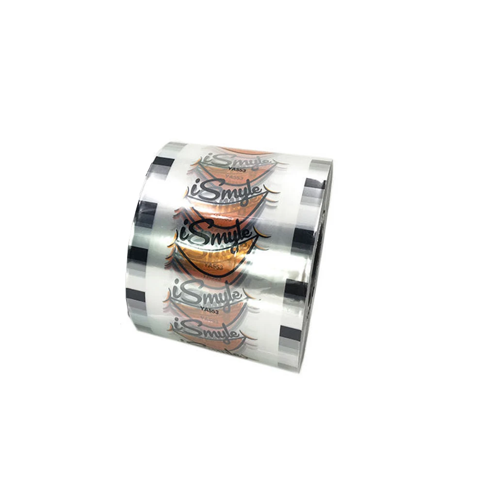 

3000Pcs Milk sealing film tea cup seal film roll Bubble Boba Tea Sealing Printing Healthy Material for plastic cups