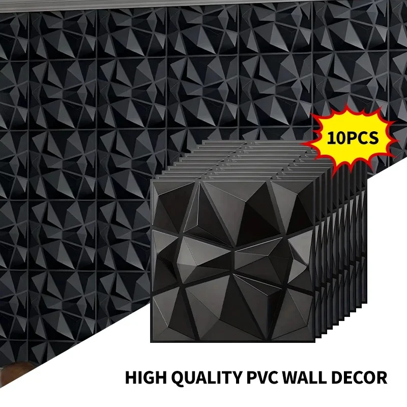 3D Wall Panels 30x30cm Indoor Wall Decoration for Bedroom Living Room Background Hotel Office Mural Wall Panel DIY Home Decor
