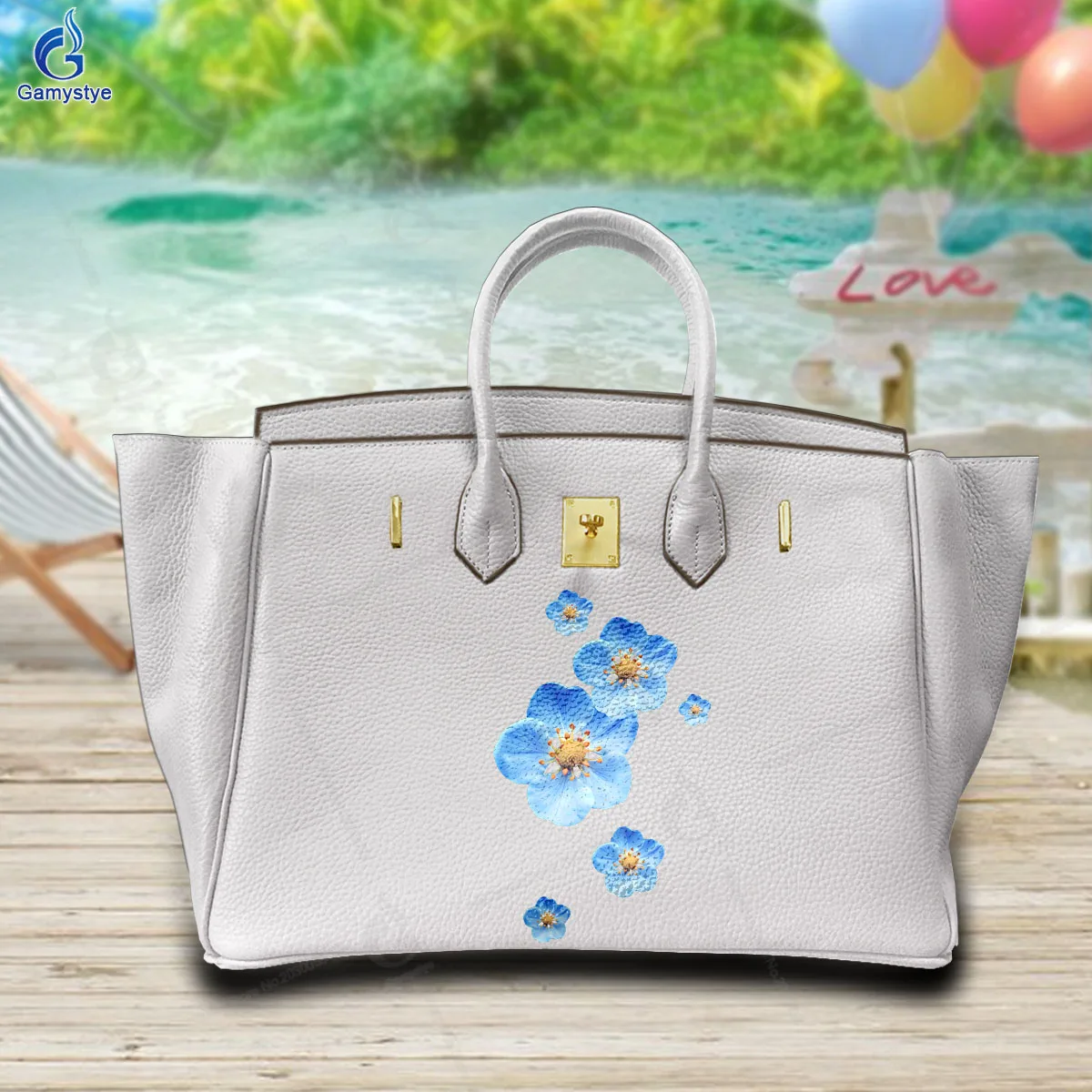 

Сумки с принтом граффити и художника, синие цветочные узоры, женские сумки высокого качества из натуральной кожи, сумки с ручками сверху, сумки через плечо Bolsas