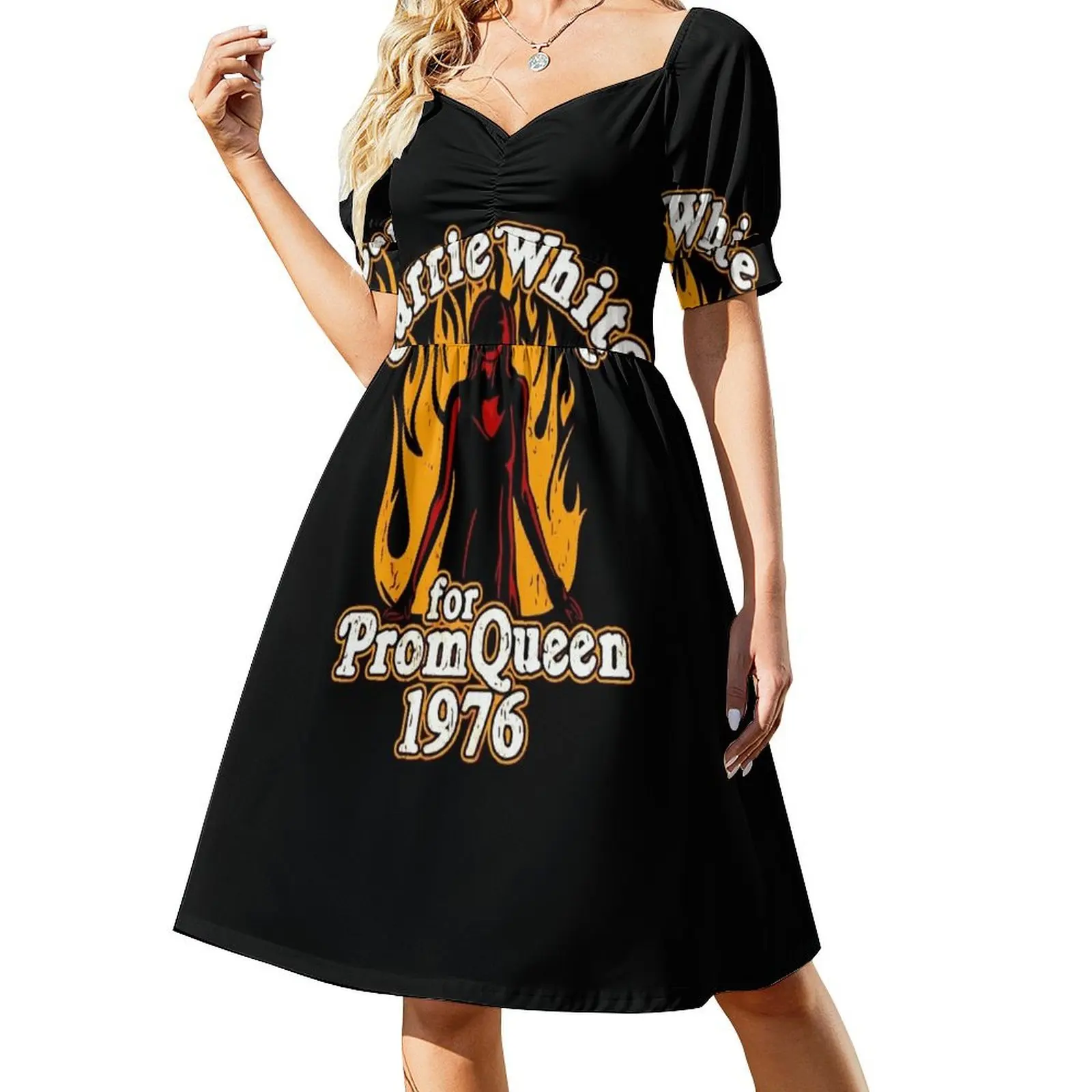 

Carrie Movie Stephen King . Short-Sleeved Dress summer dresses ladies 2025 elegant and pretty women's dresses