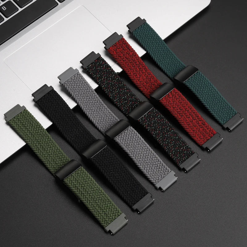 Magnetic Buckle Strap18mm for Huawei GT5 Pro /GT5/GT4 Woven Nylon Strap New Men's And Women's Sports Nylon Wristbands for Men An