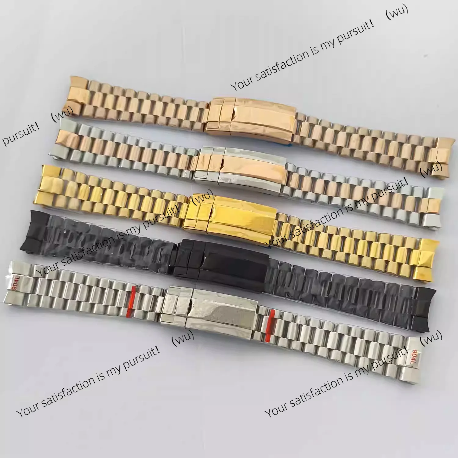 ZOCI-Watch Accessories, Single Folding Buckle Ball Strap 20mm Fits 40mm Case