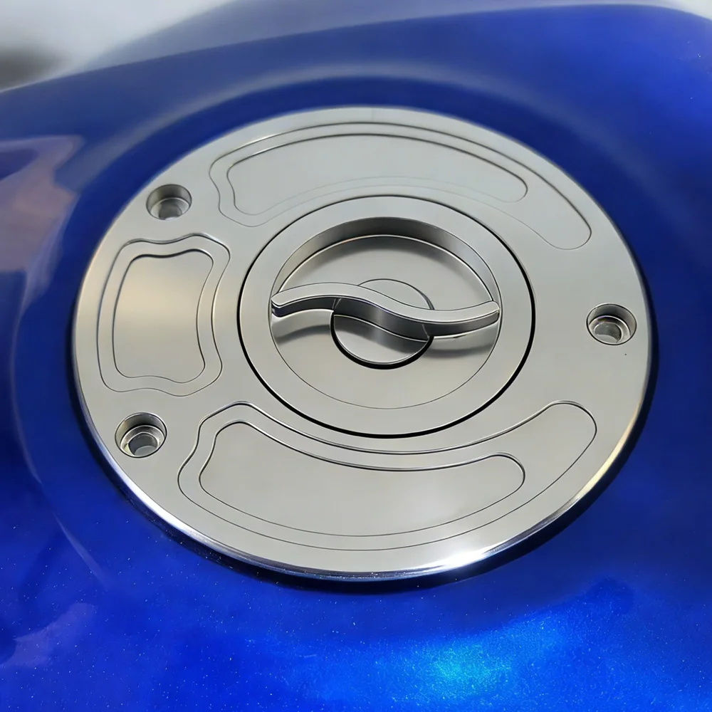 Motorcycle CNC Oil Fuel Tank Gas Cap Cover Keyless For Yamaha YZF R1 R3 R25 MT07 XSR 700 900 ABS FJR1300 FJ-09/MT-09 Tracer