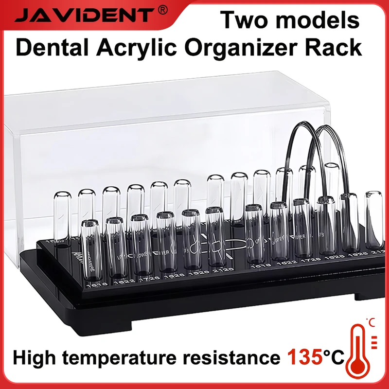 Dental Acrylic Organizer Orthodontic Arch Wire Placement Box Circular Wire Acrylic Square Clear Box Dental Orthodontic Materials