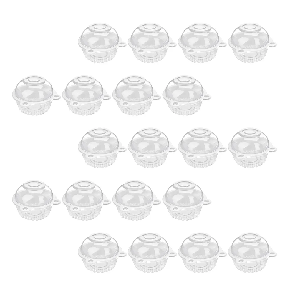 

50 Pcs Cake Cups Containers Safe Portable Boxes Dessert Wedding Birthday Party Cupcake Storage Bakery Food Preservation Boxes