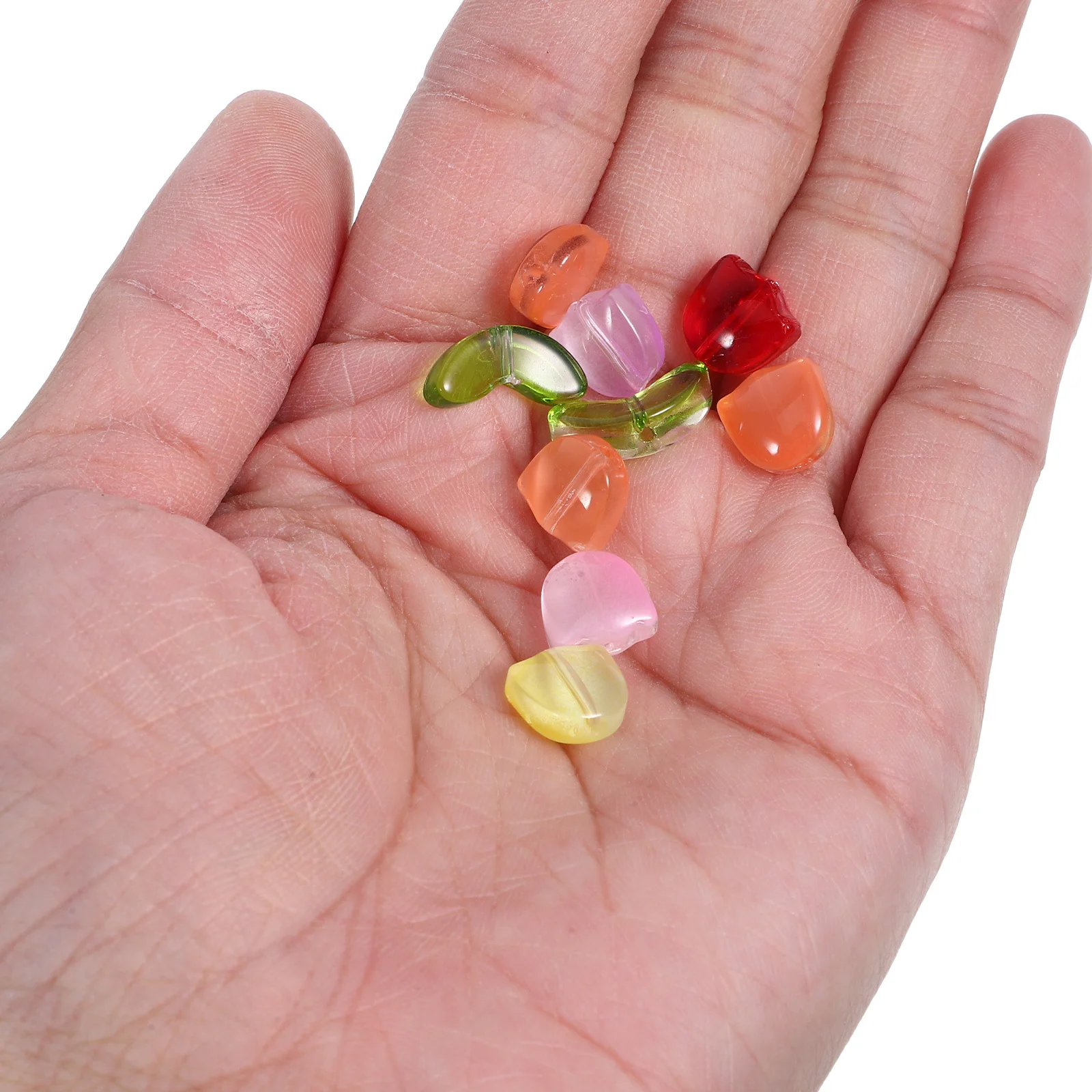 100 قطعة فضفاضة لصنع المجوهرات Diy بها بنفسك الخرز الزجاجي اليدوية سوار المواد الحرفية الزخرفية خزر عازل ثقب صغير مستدير