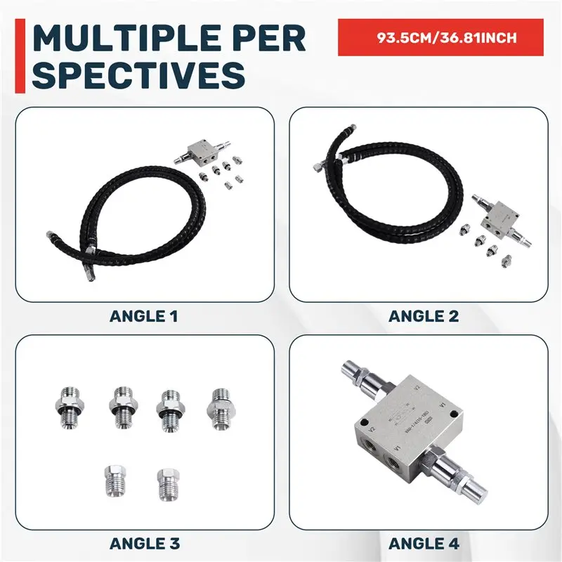 B50C VAU-1/4(10-180) Mini Excavator Buffering Valve Kit Professional Maintenance Rotary Motor System view 2