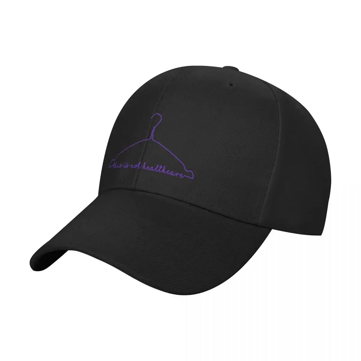 This is NOT healthcare Hanger (purple) Baseball Cap Golf Hat Sun Cap Women's Hats 2025 Men's