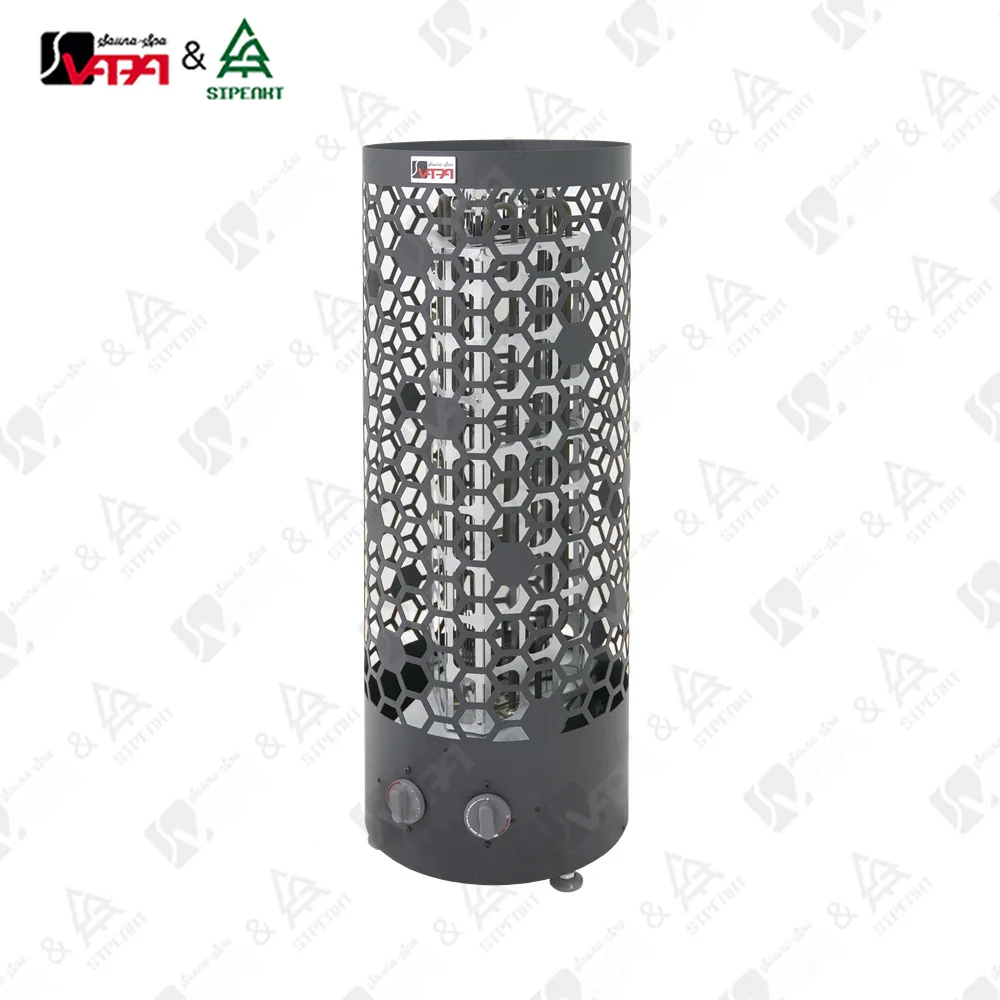 9KW Ground‑Mounted Electric Sauna Heater Built‑in Control Sauna Stove For Home & Commercial Spa Sauna Room