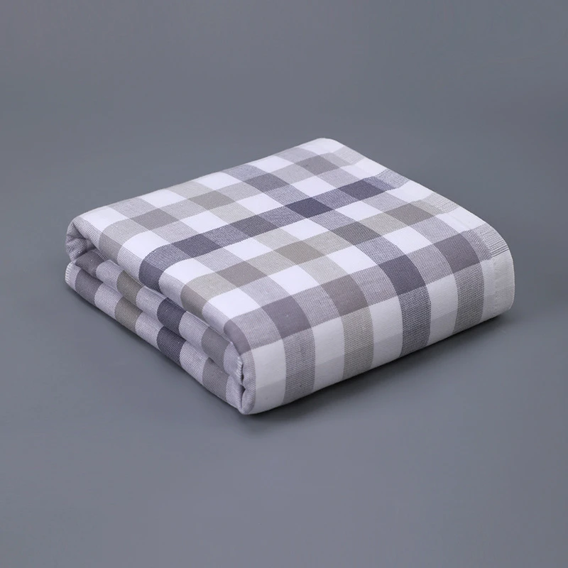 Cotton Face Bath Towel Set for Men and Women, Bathroom, Plaid, Adult, Children, 35*75, 70*140, 35*35 cm, High Quality