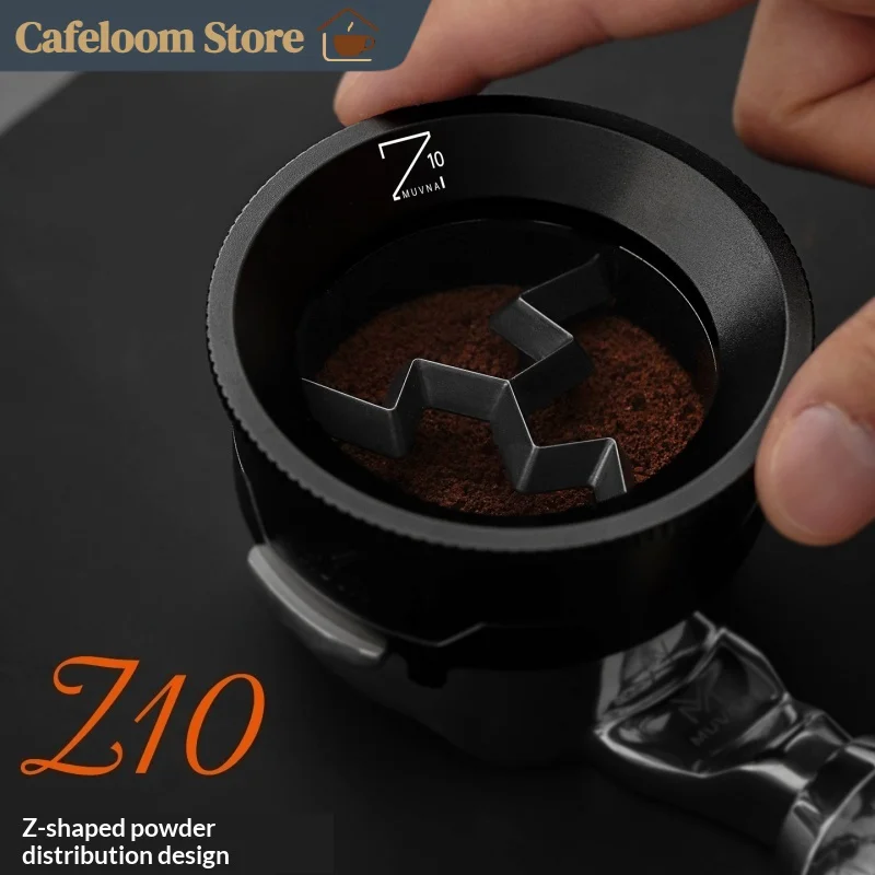 Muvna Z10 Coffee Needle Distributor Rotating Wdt Tool Espresso Coffee Powder Tamper Dispenser For Home Barista Use