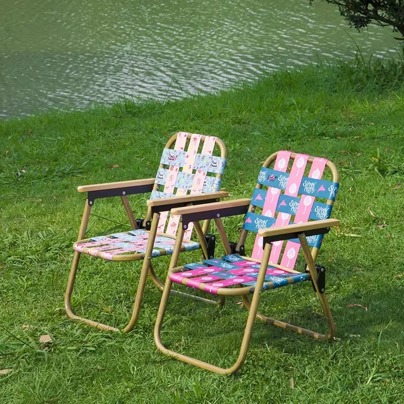 

캠핑 의자 Outdoor Aluminum Alloy Folding Chair Ultra Light Camping Silla Portable Fishing Ribbon Chair Art Sketching Beach Chairs